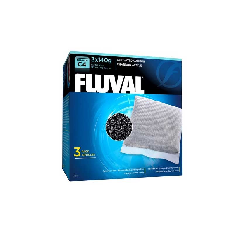 Carbón Activado para Filtro Mecánico Fluval C4