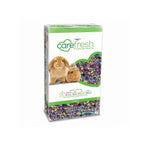 Sustrato para Cama "carefresh" Confetti Carefresh multicolor, en envase con conejo, cobaya y hámster para pequeños roedores.