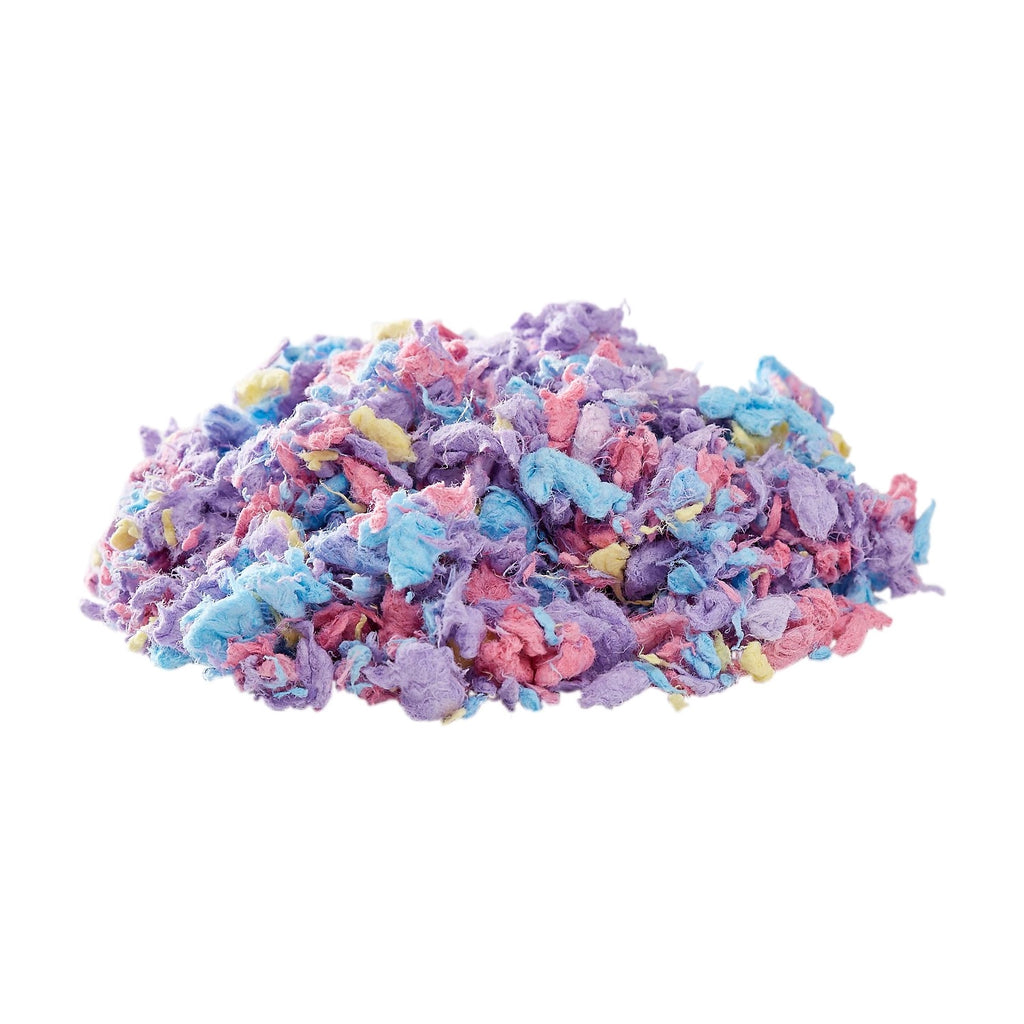 Sustrato para Cama "carefresh" Confetti Carefresh multicolor, en envase con conejo, cobaya y hámster para pequeños roedores.