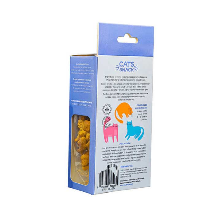 Cats Snack Galletas Salmón y Pollo con Hierba Gatera