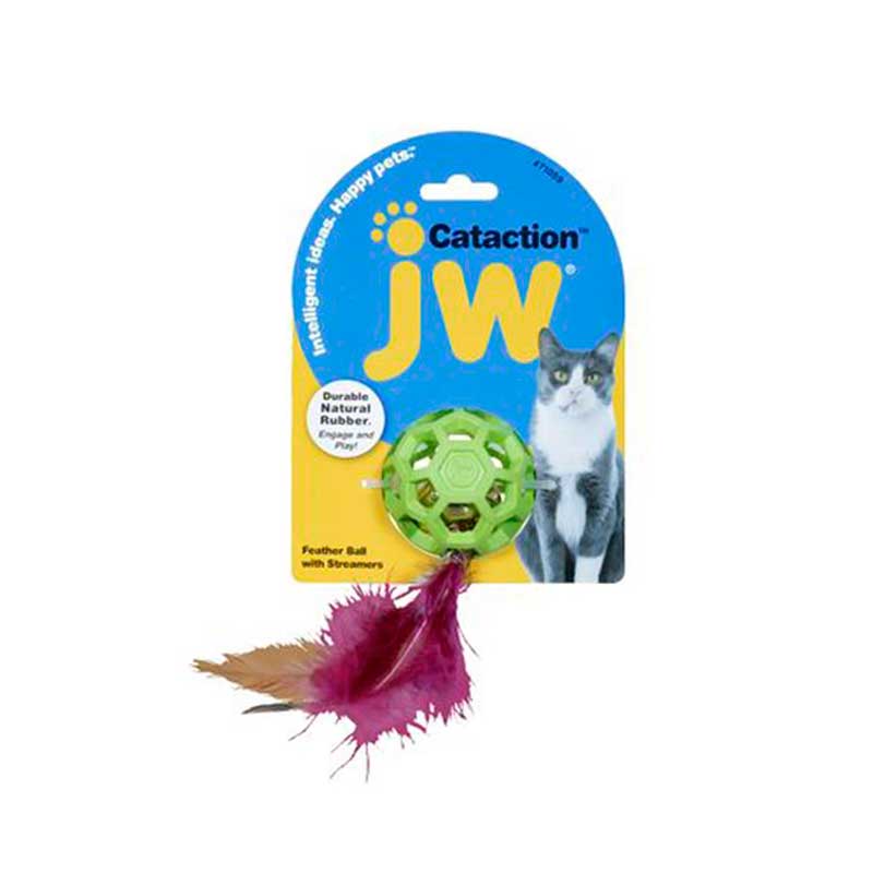 Cataction Pelota con Plumas y Campana JW