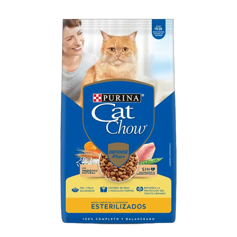 Cat Chow para Gatos Esterilizados - 8 Kg