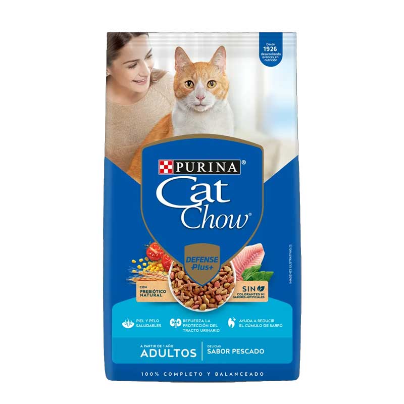 Cat Chow Pescado para Gatos Adultos - 24 Kg