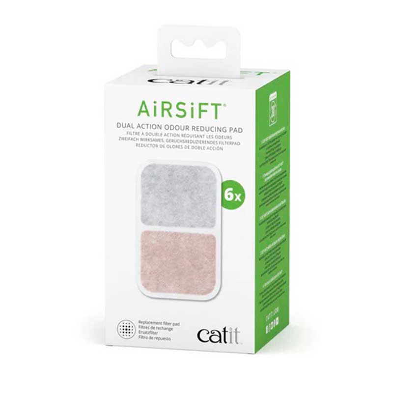 Catit Airsift Filtro Purificador - 6 Unidades