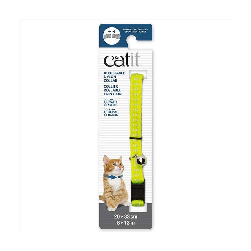 Catit Collar Reflectante para Gatos - Rojo