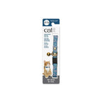 Collar Ajustable con Detalles Dorados Catit - Blanco con Lunares