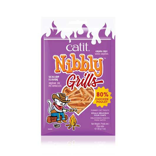 Premios Nibbly Catit Grills Pollo sabor Ostión