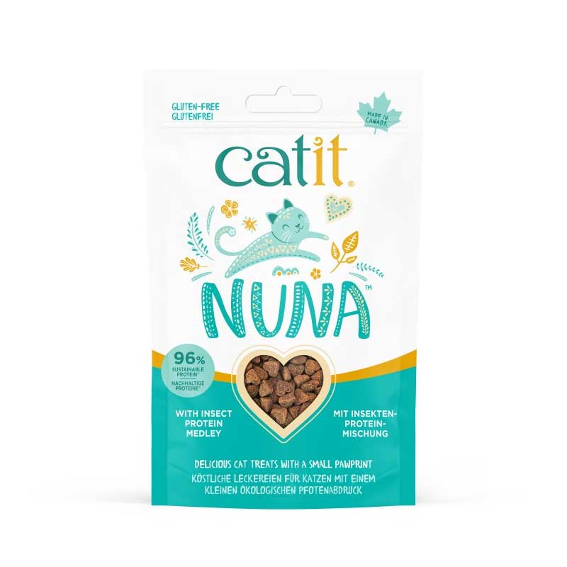 Snacks Catit Nuna Proteína de Insecto