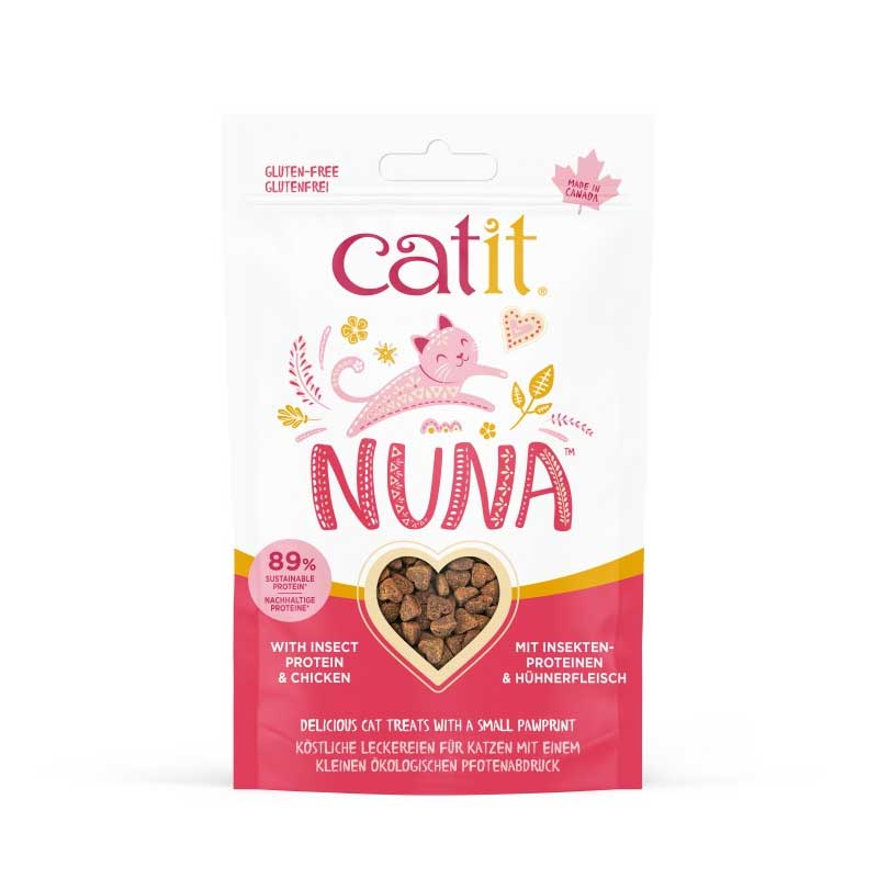 Snacks Catit Nuna Proteína de Insecto y Pollo