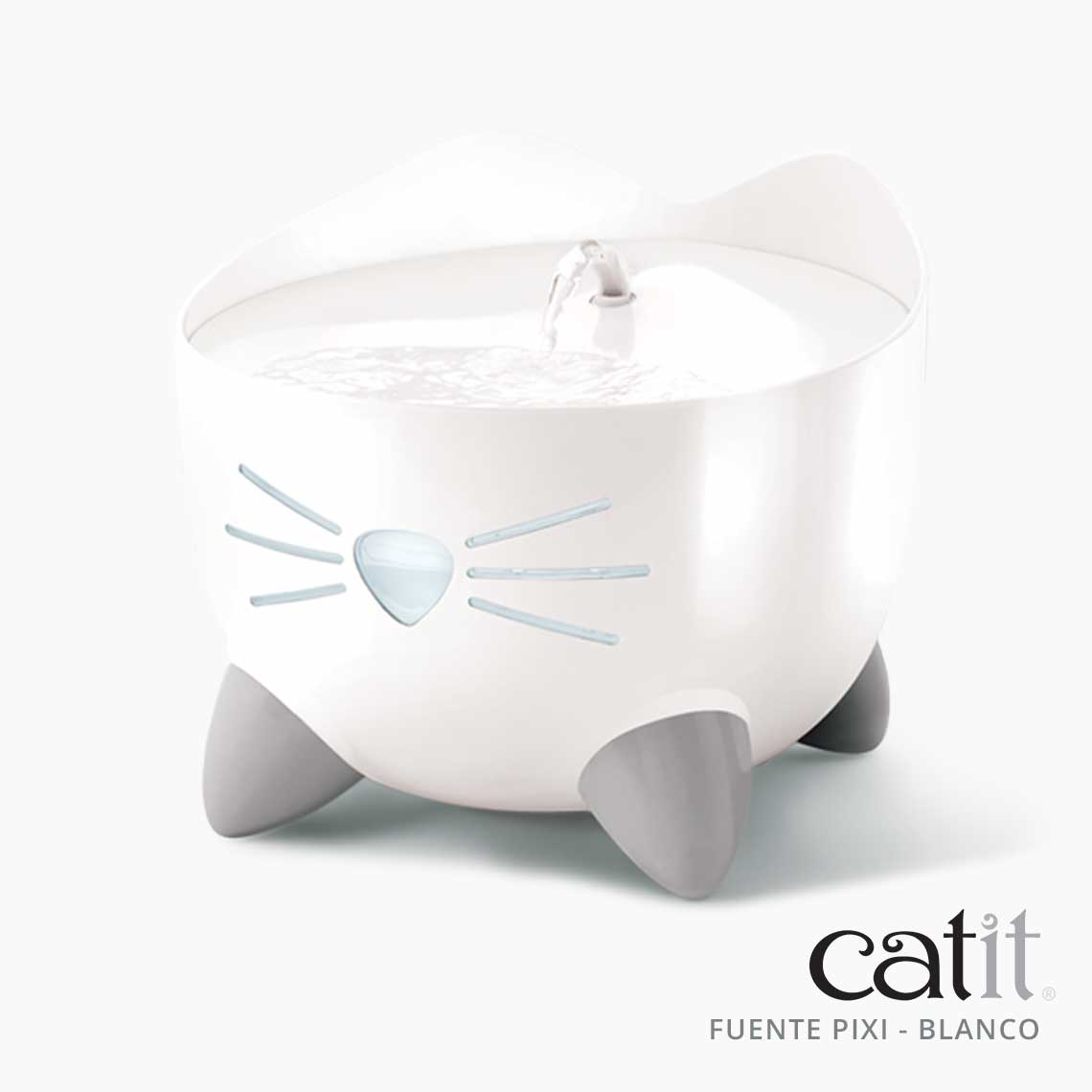 Catit Pixi Fuente Bebedera - Blanco