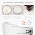 Catit Pixi Fuente Bebedera Acero Inoxidable