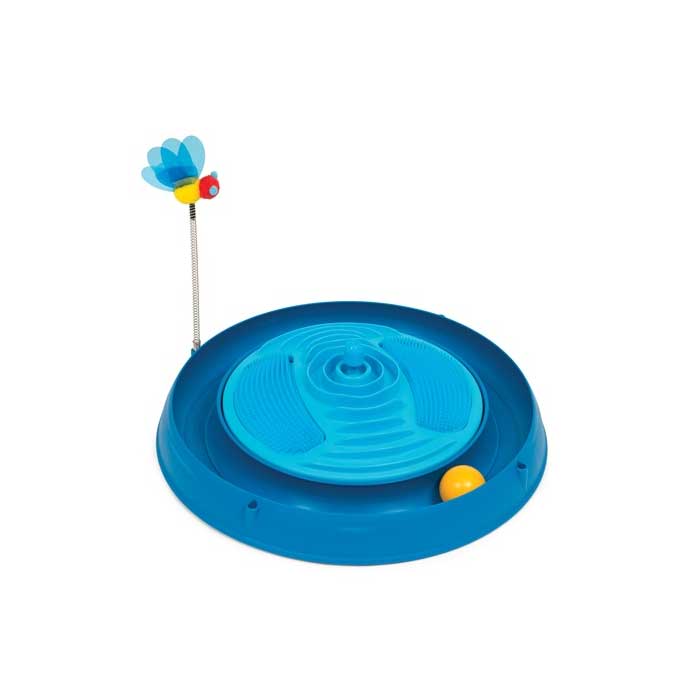 Catit play Circuito 3 en 1 con Masajeador