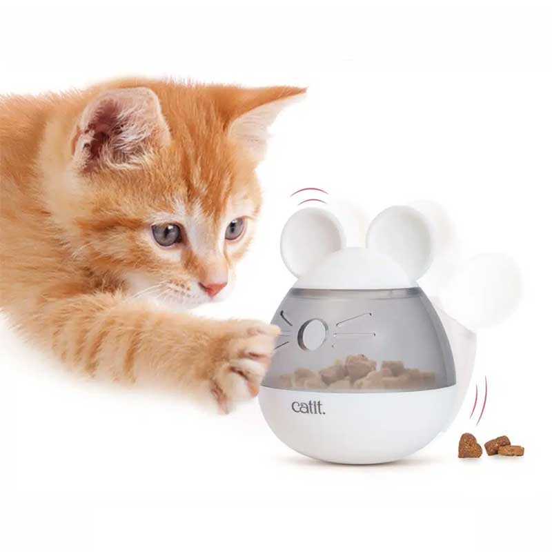 Catit Pixi Ratón Dispensador de Snacks para Gatos