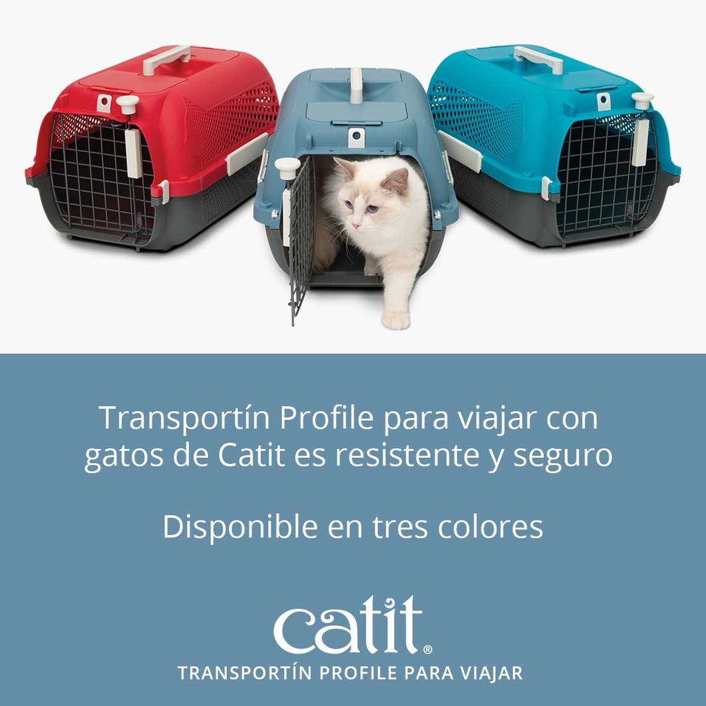 Jaula Transportadora para Gatos Catit - Cereza / Medium