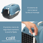 Jaula Transportadora para Gatos Catit - Turquesa / Small