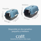 Jaula Transportadora para Gatos Catit - Azul Grisáceo / Medium
