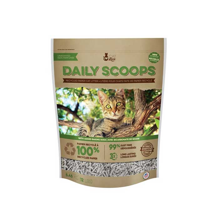 Sustrato Papel Reciclado "Daily Scoops" para Gatos