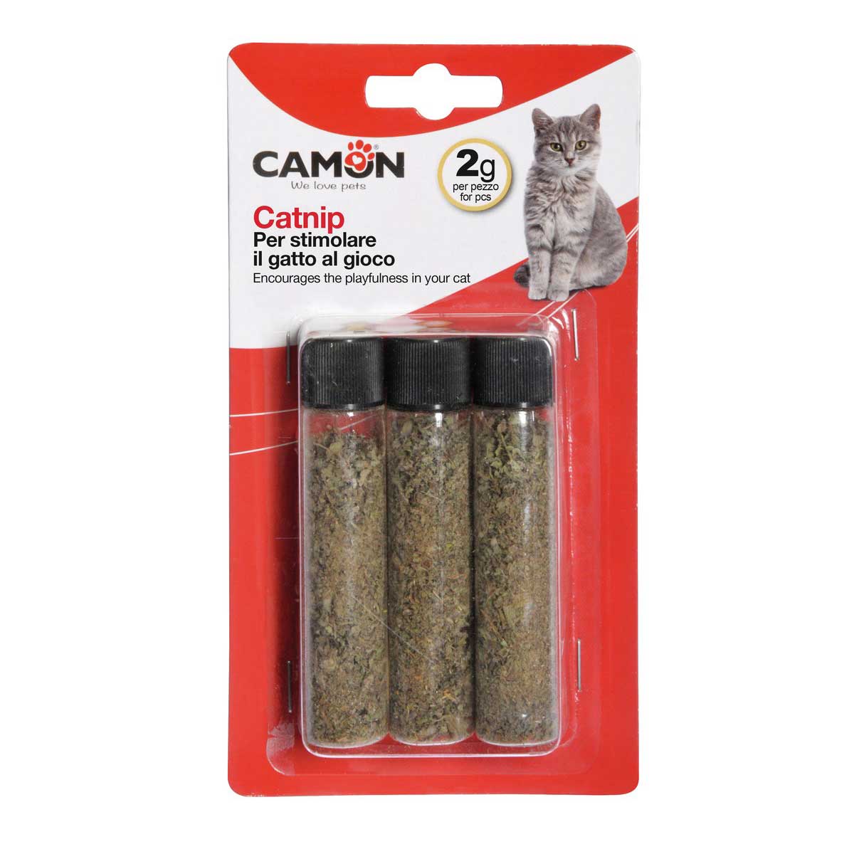 Tubos con Hierba Gatera Catnip