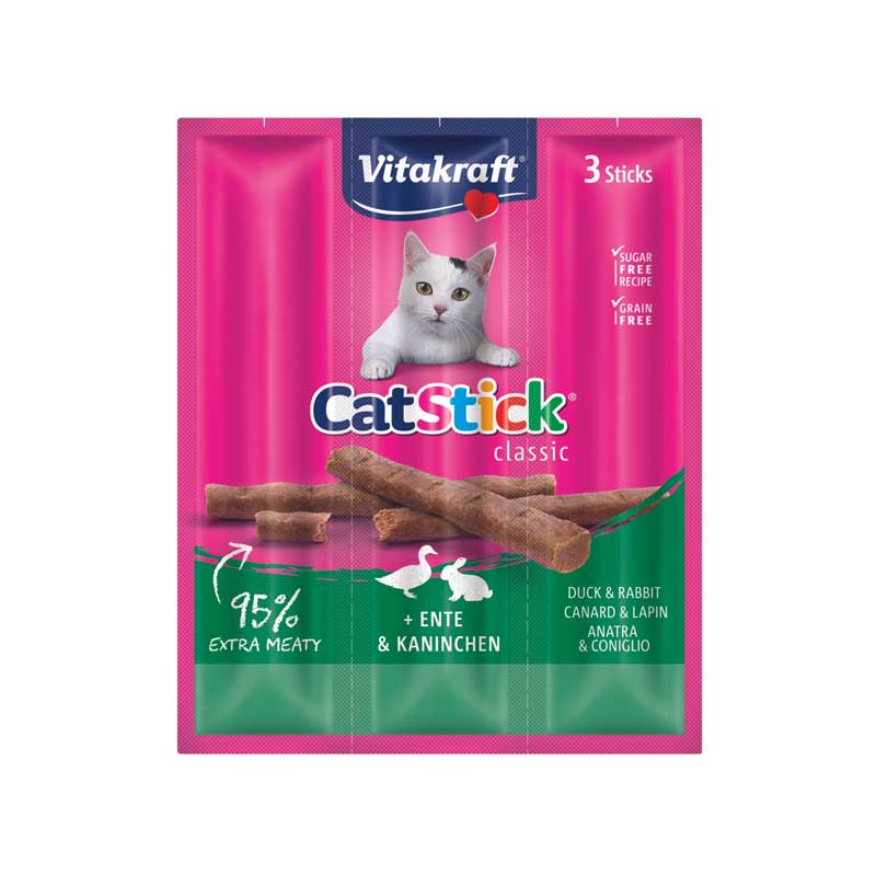 Vitakraft Cat Stick Conejo y Pato