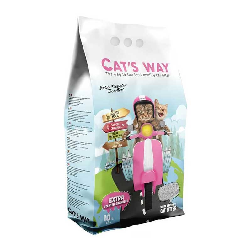 Cat's Way Arena Sanitaria Baby Powder - 8,5 Kg
