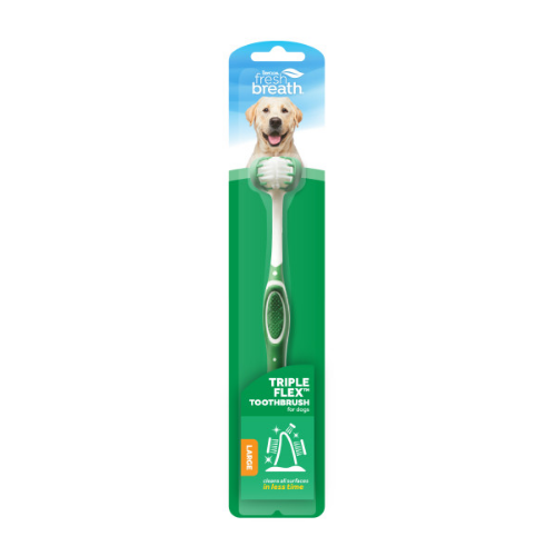 Cepillo de Dientes "Triple Flex" para Perros Grandes