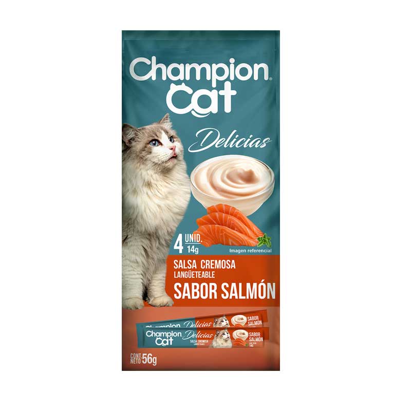 Champion Cat Snack Delicia Salmon 56 g