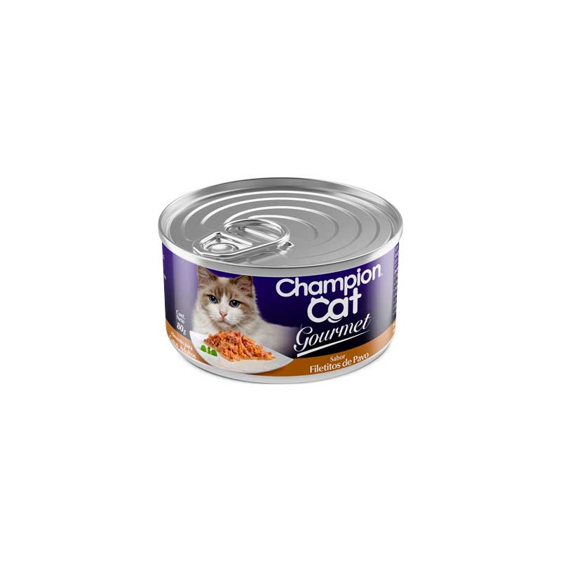 Champion Cat Gourmet Filetitos de Pavo 80 g