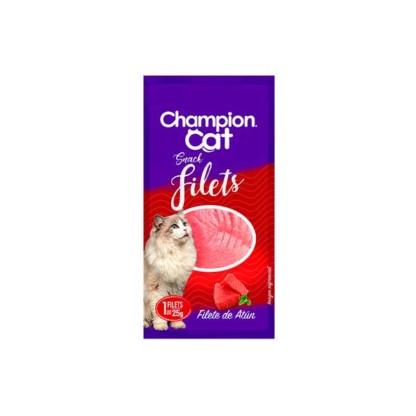 Champion Cat Snack Fillet Atún 25 g