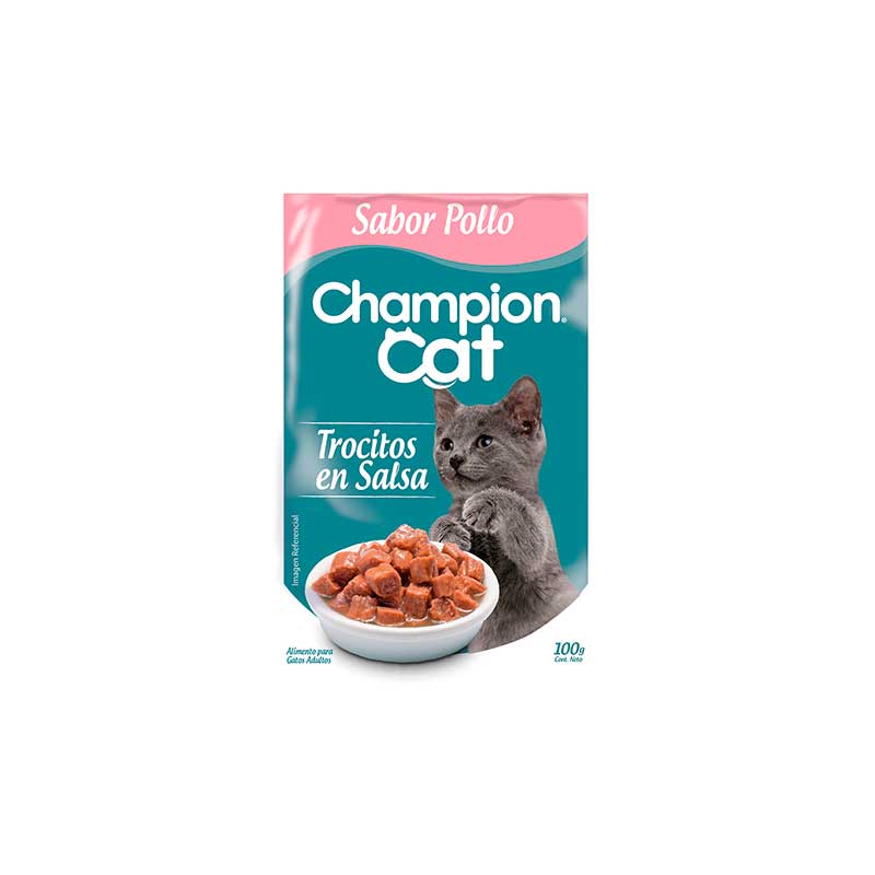 Champion Cat Pouch Gatitos Pollo 100g