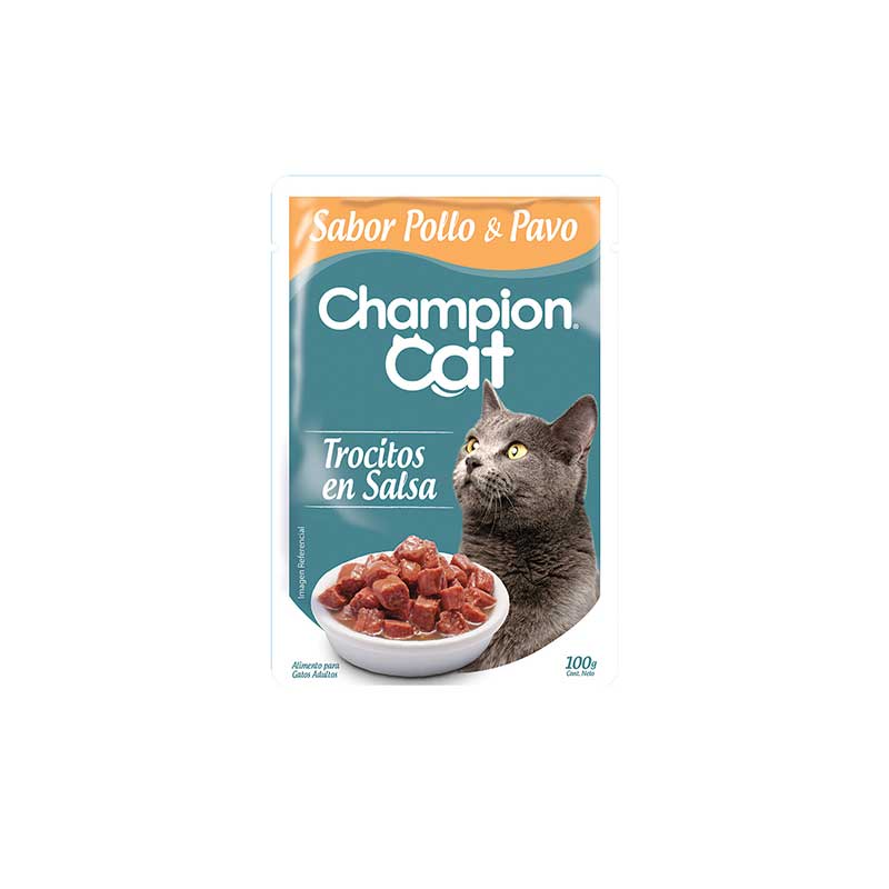 Champion Cat Pouch Pollo y Pavo 100g