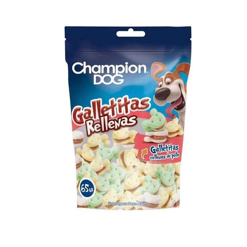 Champion Dog Snack Galletitas Rellenas 65 g
