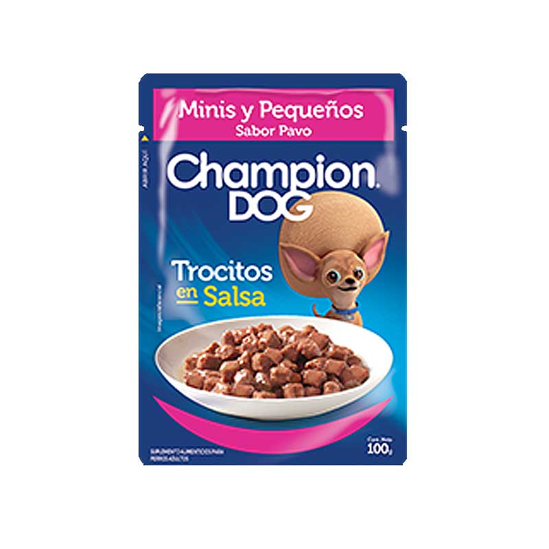 Champion Dog Pouch Pavo Adulto Raza Pequeña 100 g