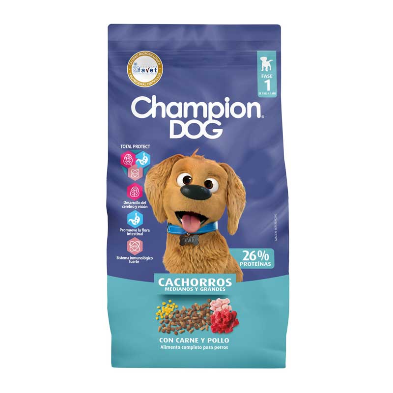 Champion Dog Cachorro Razas Medianas y Pequeñas