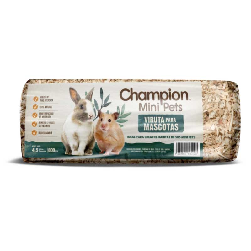 Champion Mini Pets Viruta 4,5 Litros
