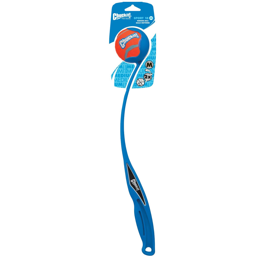 Lanzador de Pelotas "Chuckit! Sport"  - azul / 12M: Longitud 30/Pelota M