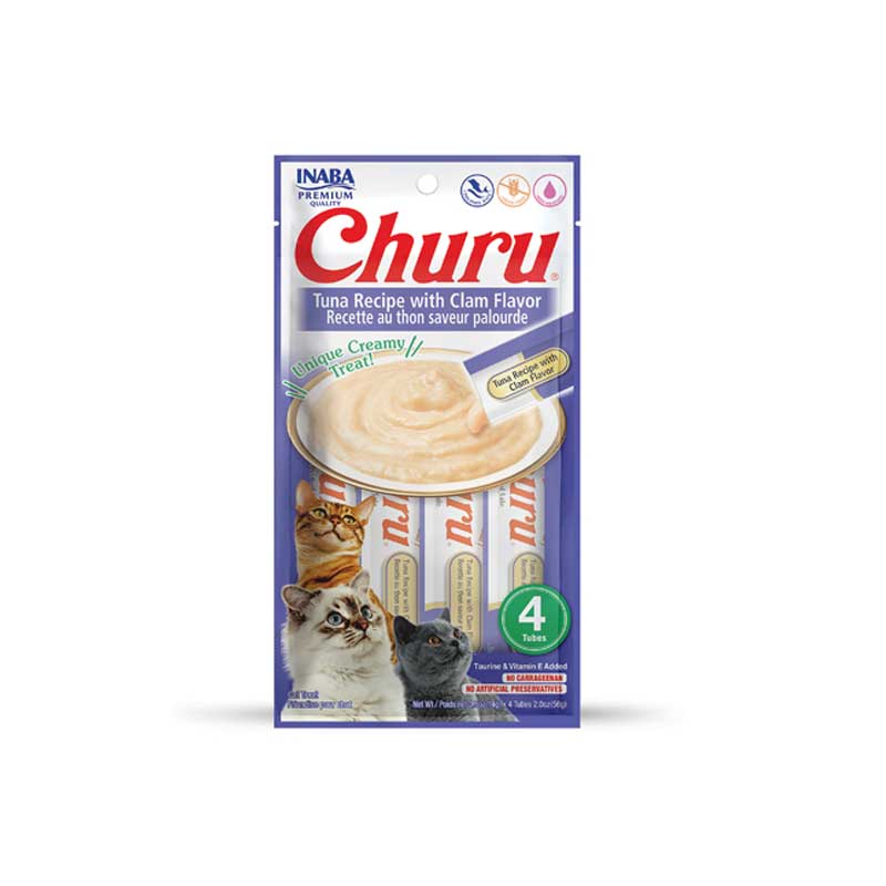 Snack Churu Atún y Almeja para Gatos 56 g