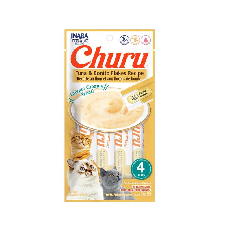 Snack Churu Atún y Hojuelas de Bonito para Gatos 56 g