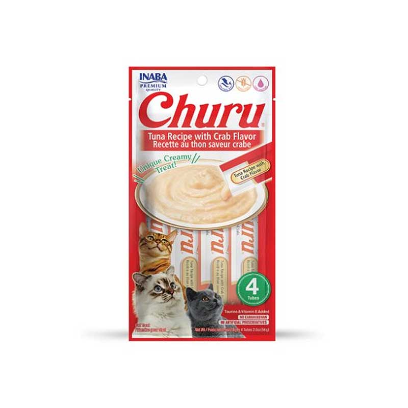 Snack Churu Atún y Cangrejo para Gatos 56 g