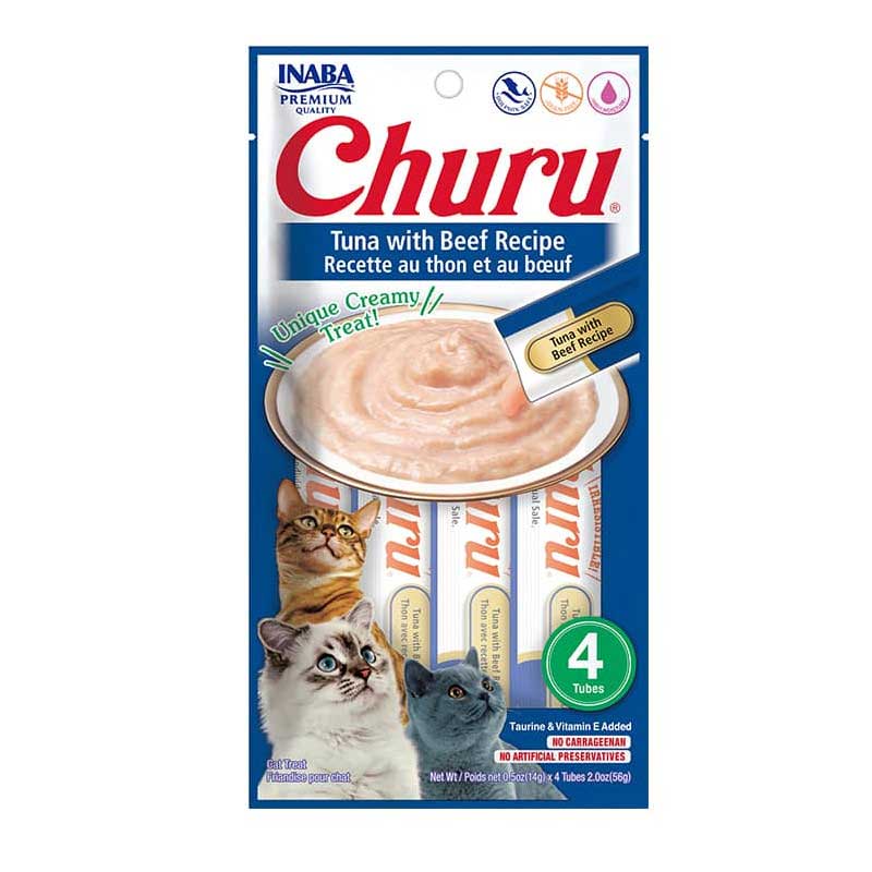 Churu Snack Atún y Carne para Gatos 56 g
