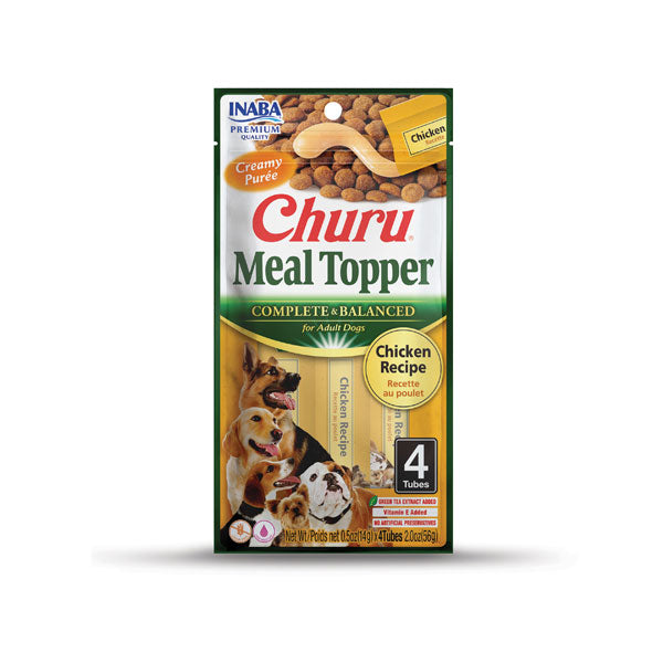 Churu Meal Topper Pollo para Perros 4 tubos (14 gr c/u)