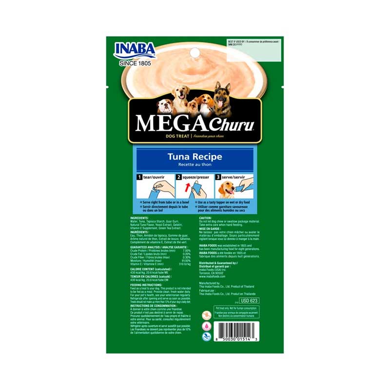 Snack Mega Churu Atún para Perros 144 g