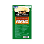Snack Mega Churu Pollo y Calabaza para Perros en envase de 3 tubos, premio cremoso con receta de pollo y calabaza.