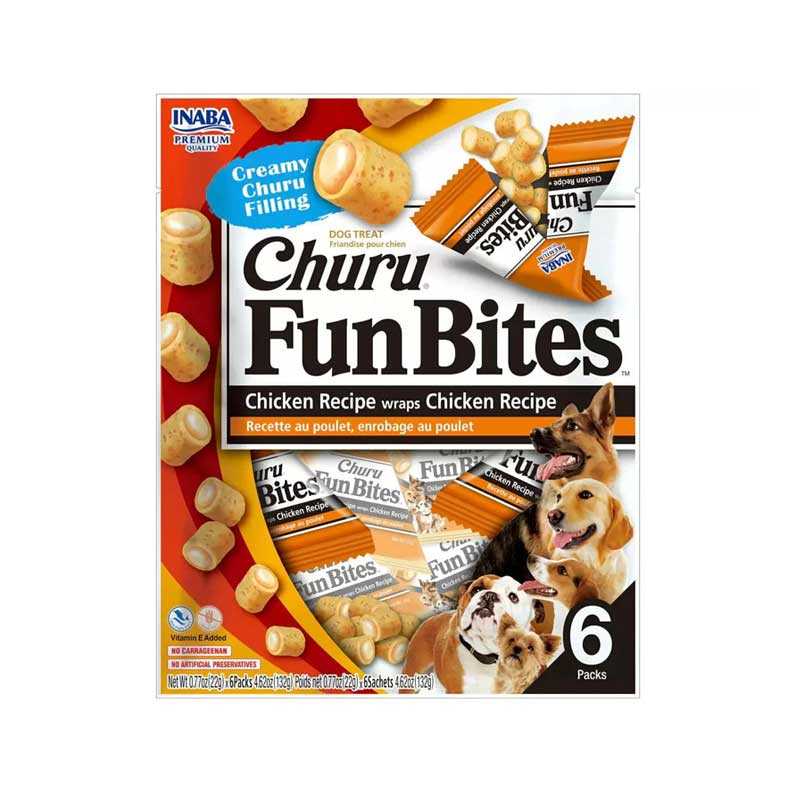 Churu Fun Bites Pollo para Perros 132 g