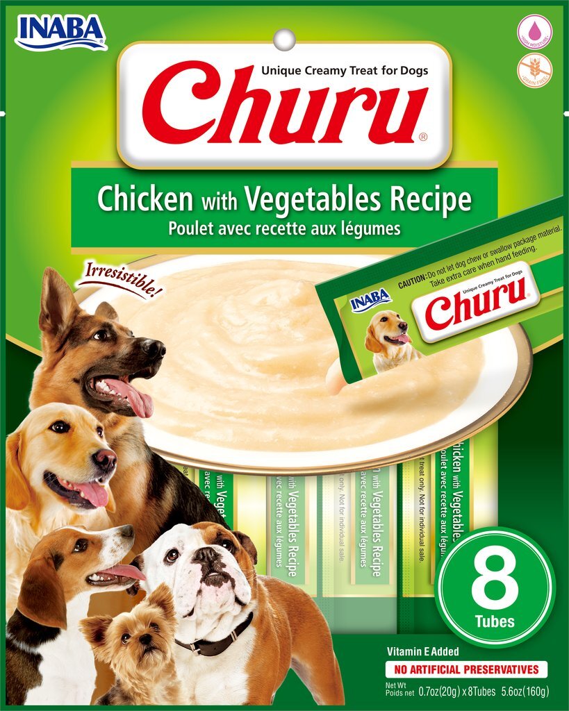 Snack Churu Pollo y Vegetales para Perros