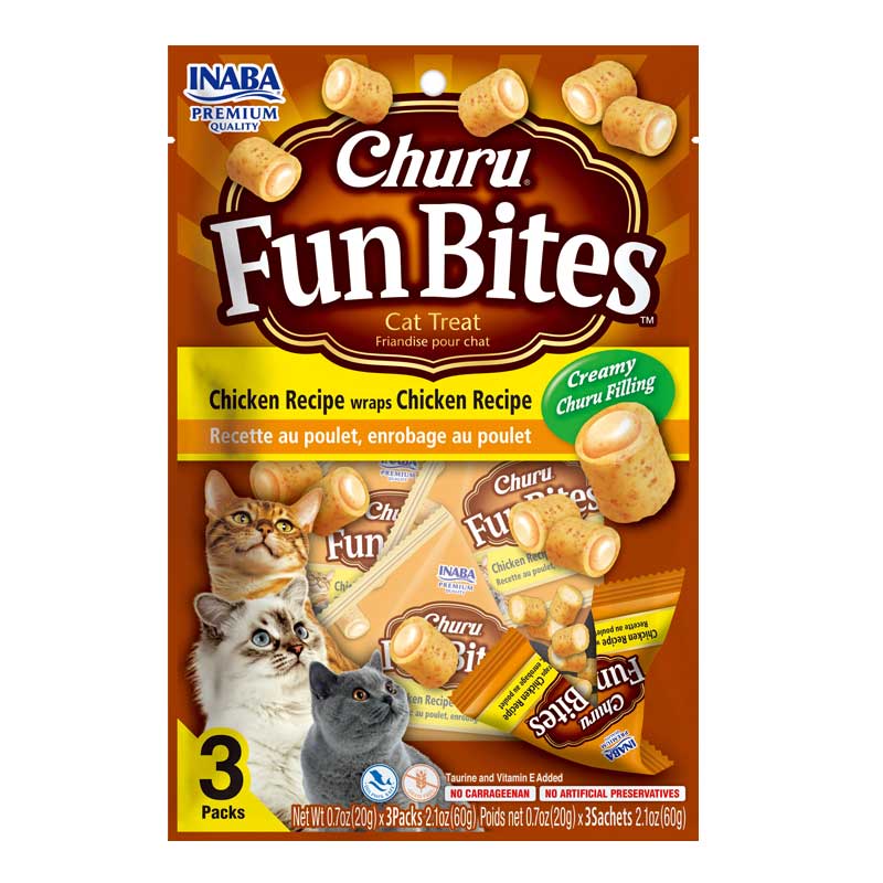 Churu Fun Bites Pollo para Gatos 60 g