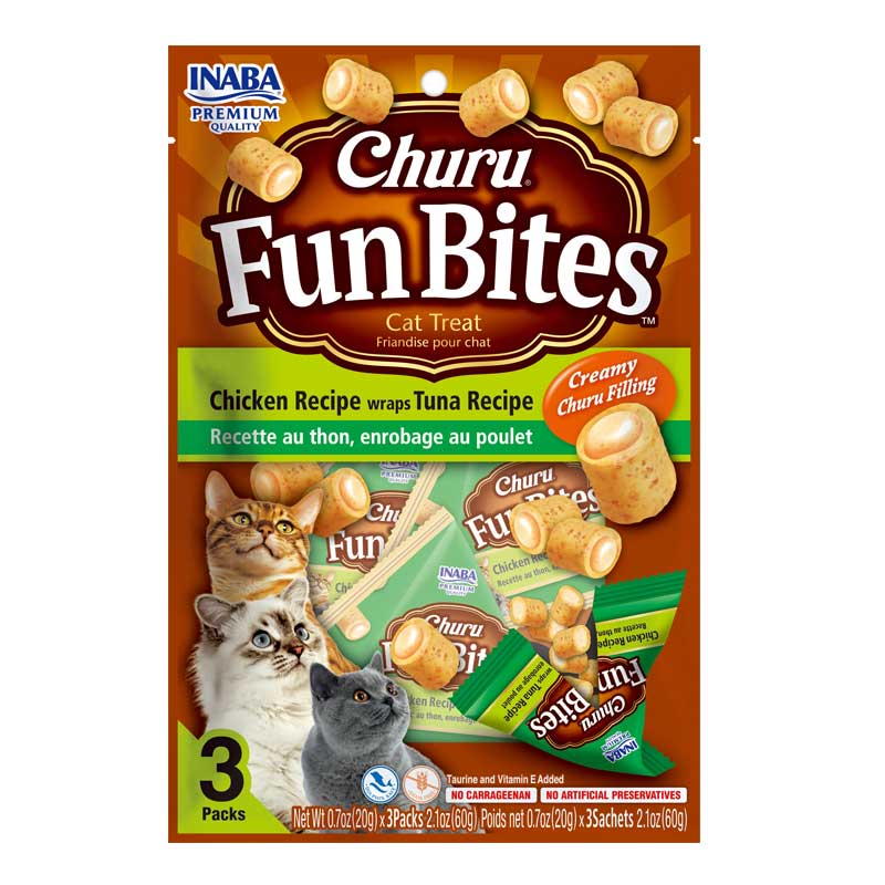 Churu Fun Bites Pollo y Atún para Gatos 60 g