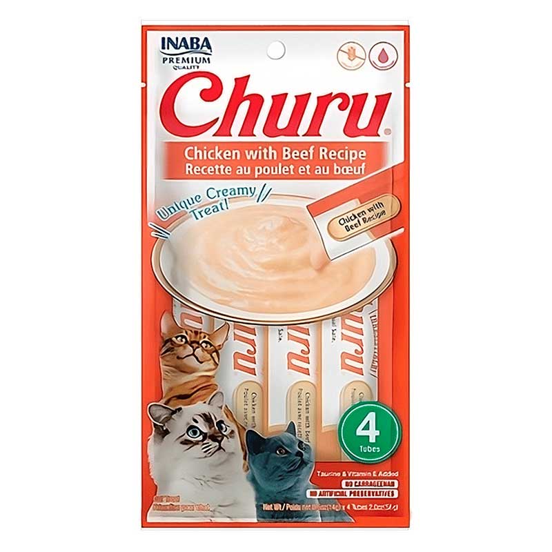 Churu Snack Pollo y Carne para Gatos 56 g