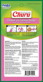  Snack Churu Pollo y Salmón para Perros