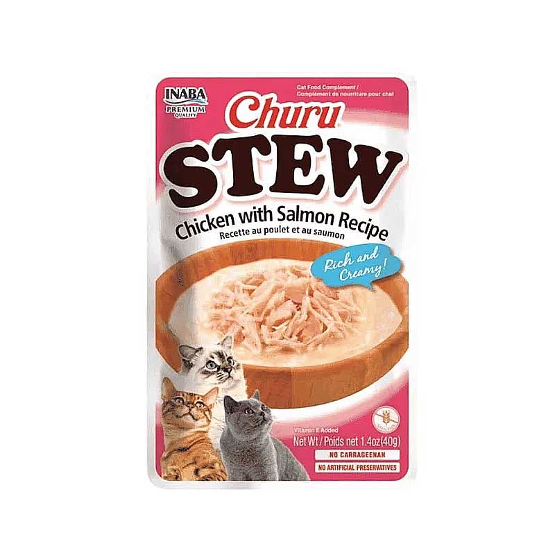Churu Stew Guiso de Pollo y Salmón 40 g