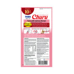 Snack Churu Senior 10+ Atún y Salmón para Gatos en envase con 4 tubos de premio cremoso, formulado para gatos mayores de 10 años.